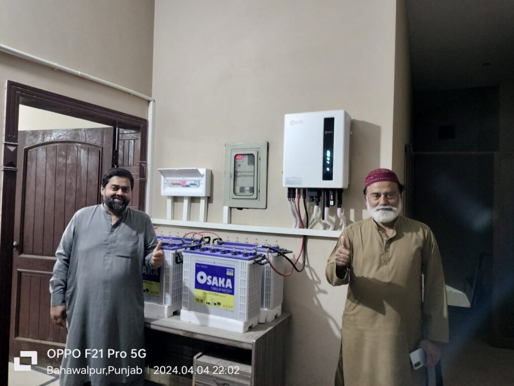 Mr. Yasir Abbasi – 6.6kW Solar Installation