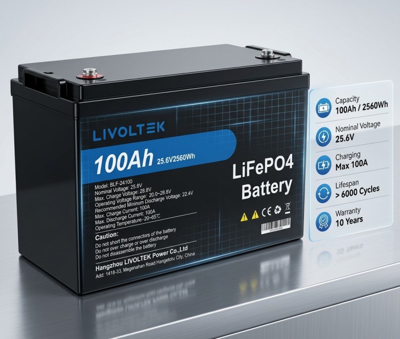 Livoltek Lithium Battery 25V 100Ah
