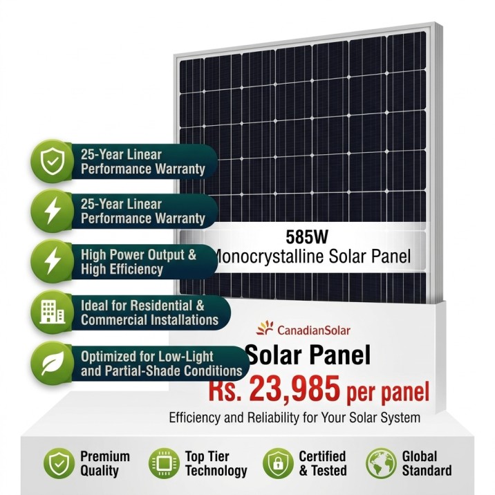 Canadian Solar 585W Solar Panel