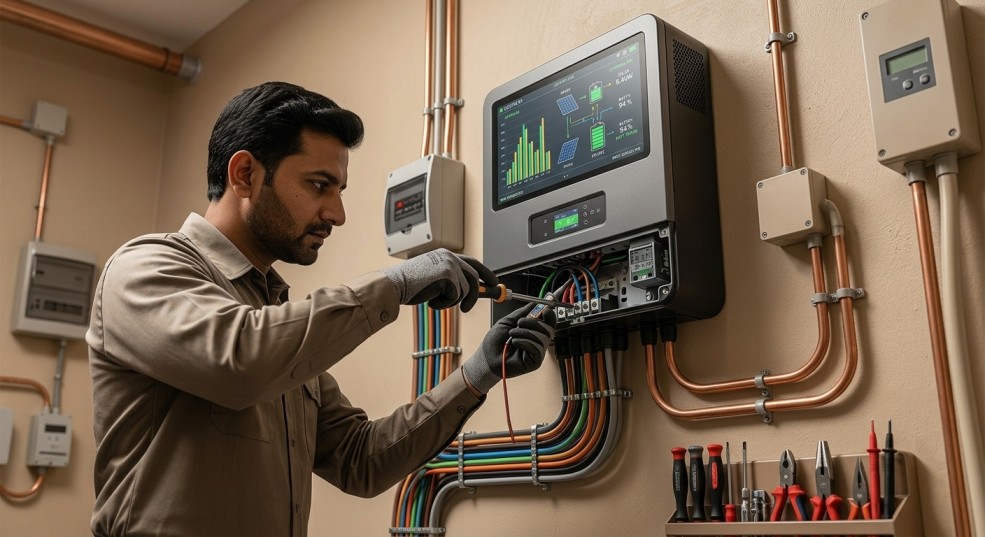 Solar Inverter Installation & Setup