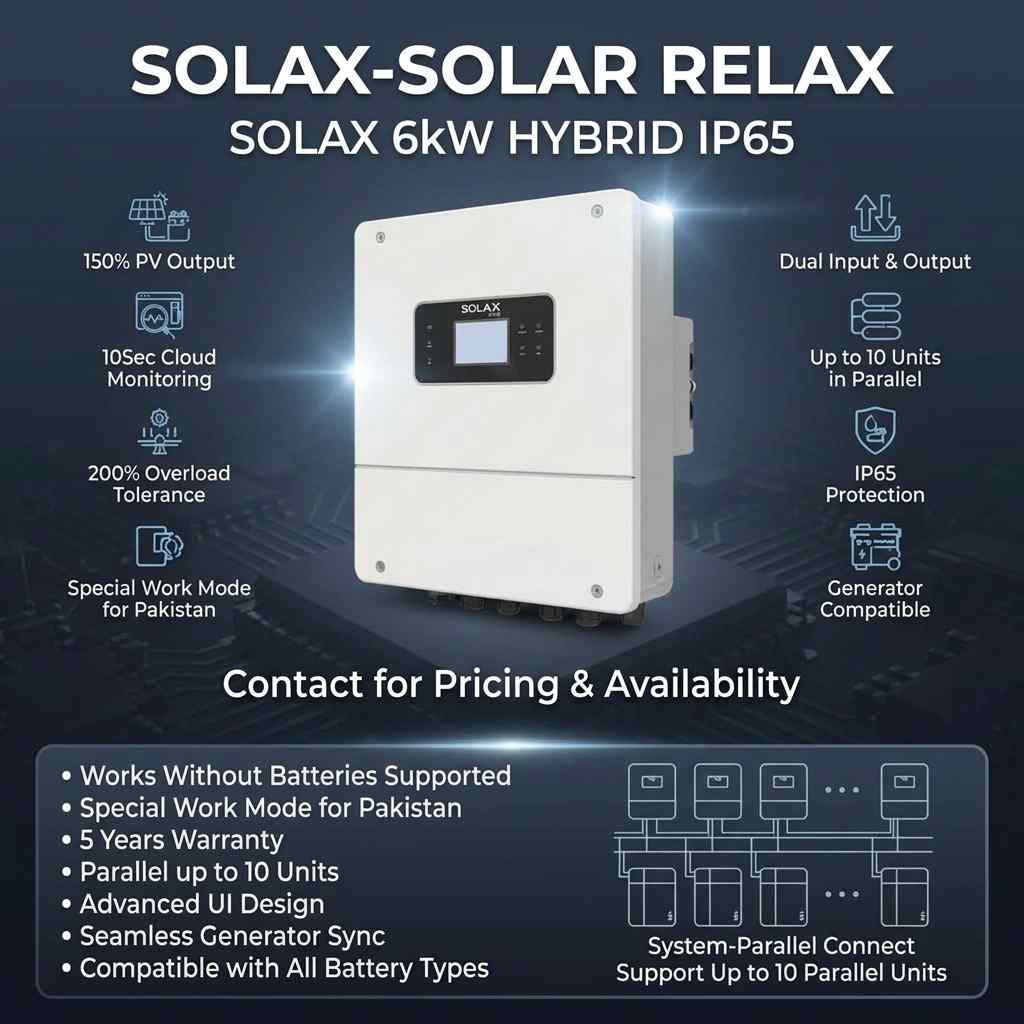 SolaX 6kW IP65 Hybrid Inverter
