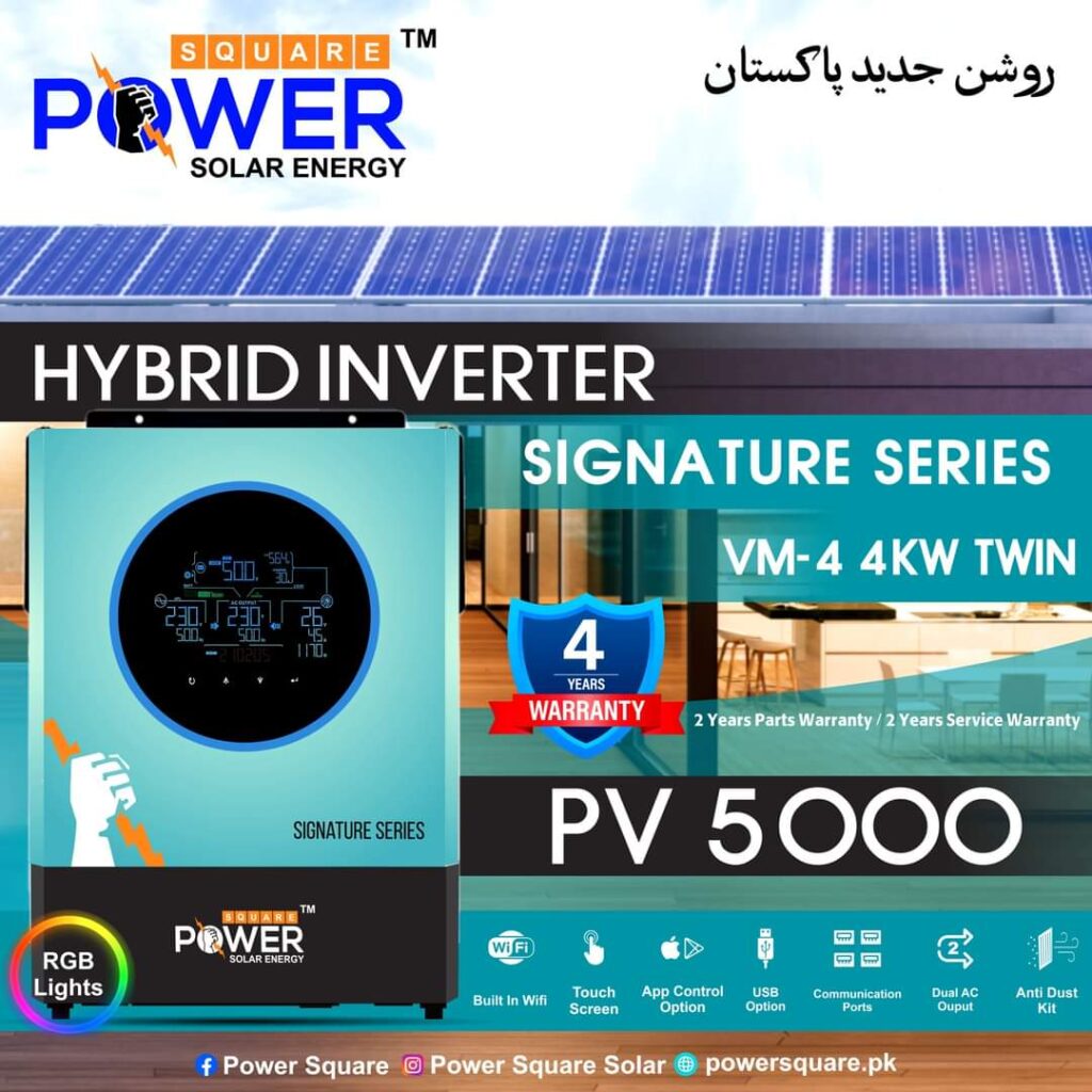 Power Square 4.2kW Hybrid Inverter 5000W PV