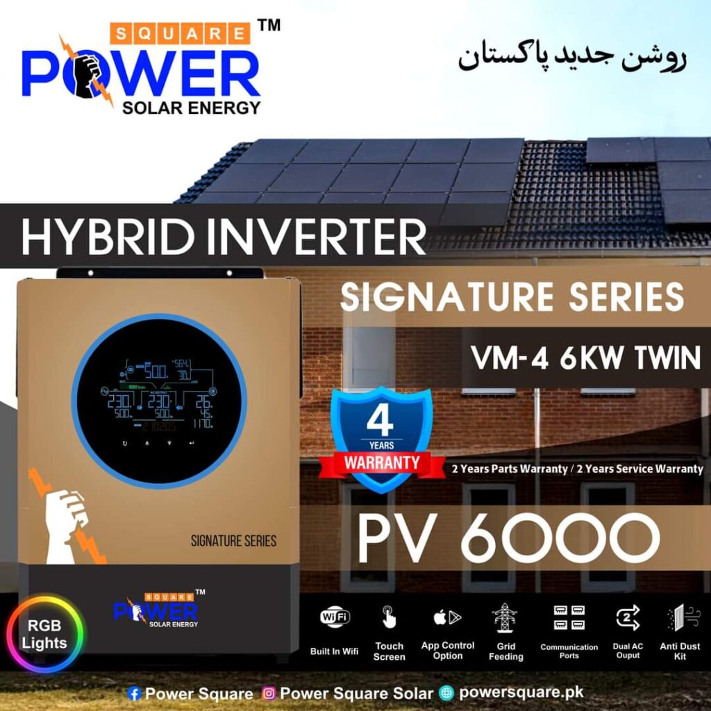 Power Square 6kW Hybrid Inverter 6000W PV