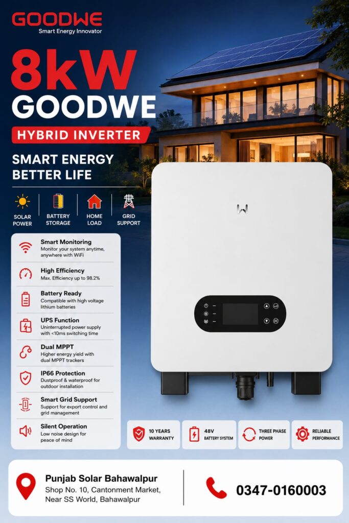 GoodWe 8kW Hybrid Single-Phase Inverter