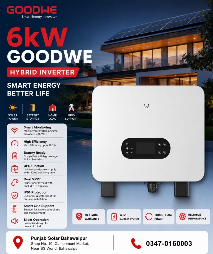 GoodWe 6kW Hybrid Single-Phase Inverter