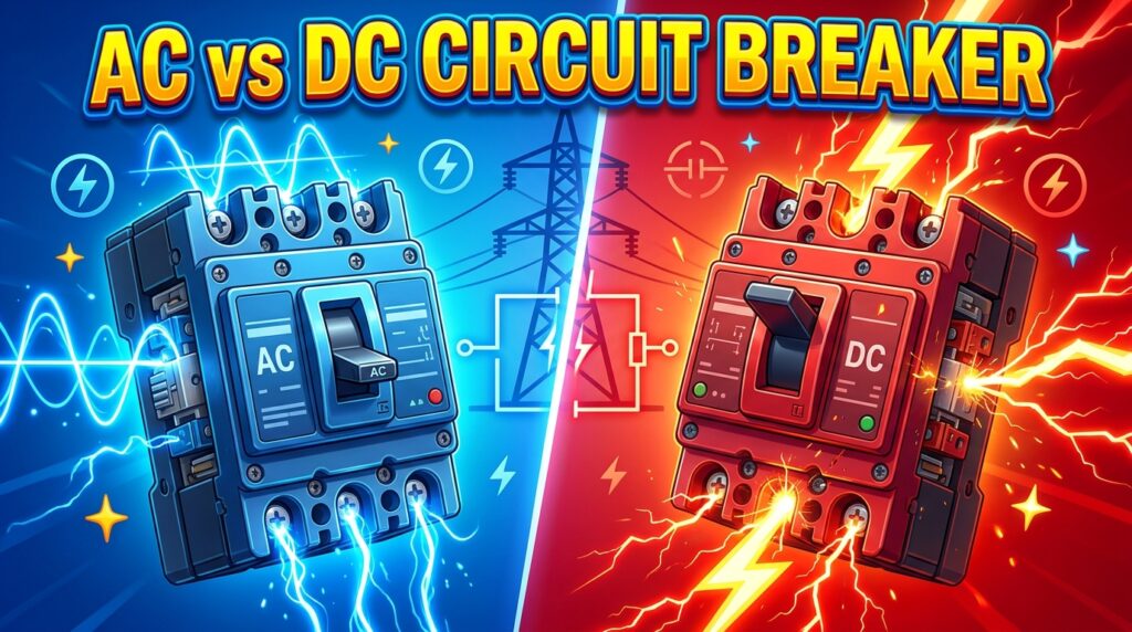 AC Circuit Breaker vs DC Circuit Breaker – Complete Comparison