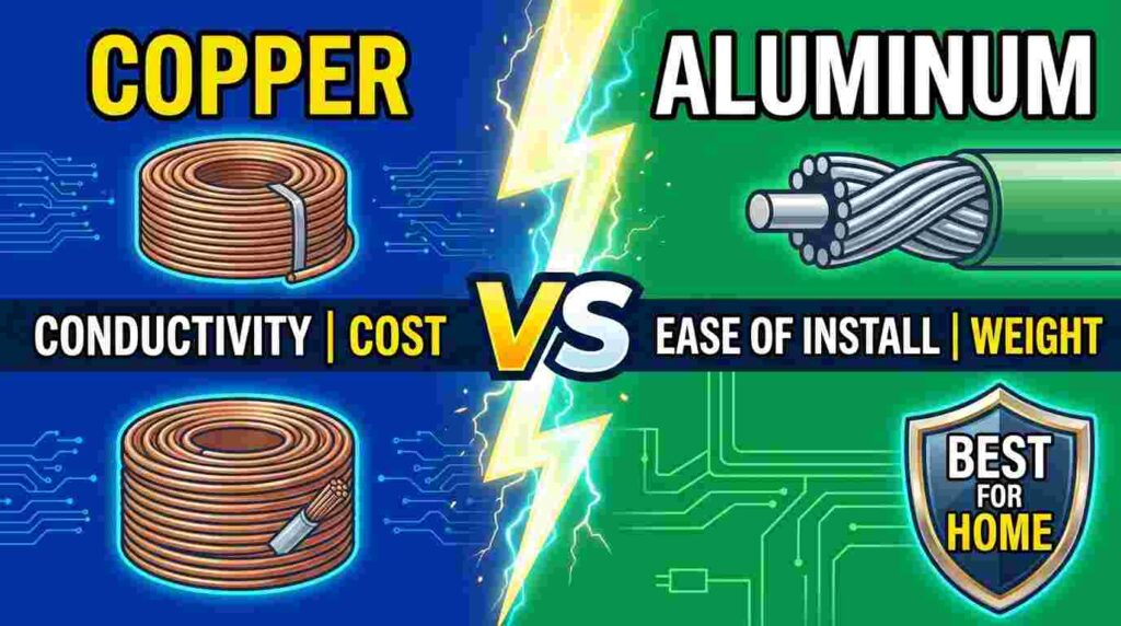 Copper vs Aluminum Electrical Wires – Which Is Better for Home Wiring?