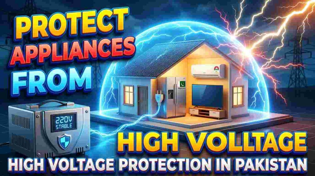 How to Protect Home Appliances from High Voltage in Pakistan