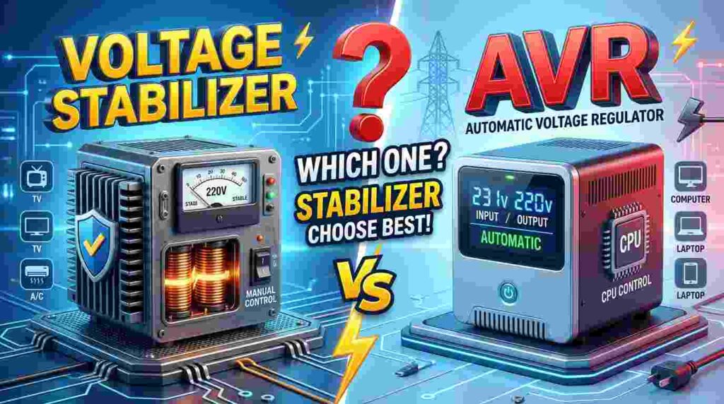 Voltage Stabilizer vs AVR – Which One Should You Choose?
