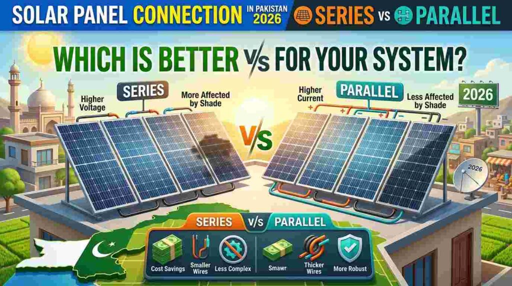 Solar Panel Series vs Parallel Connection in Pakistan 2026 – Which Is Better for Your Solar System?